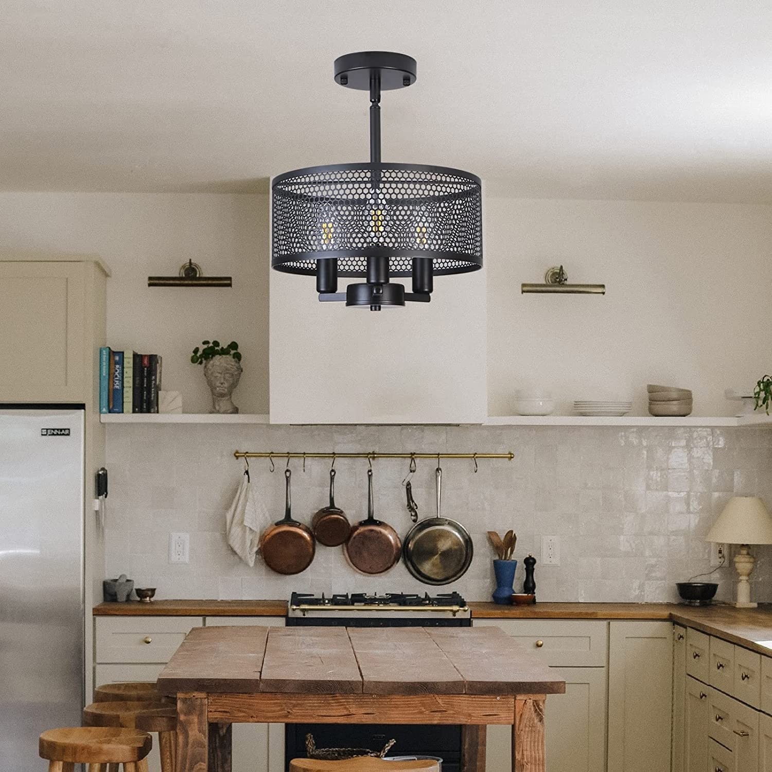 Ceiling Fan Pot Rack Flush Mounted Ceiling Pot Rack Pot Rack Kitchen Wine Rack Ceiling