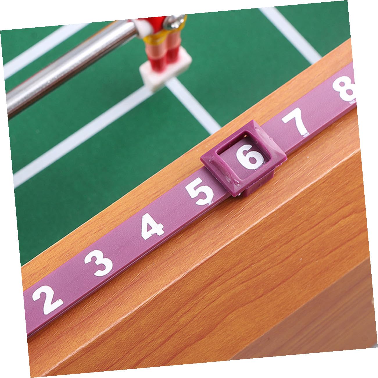 Mini Calcio Balilla da Tavolo Portatile Sei Aste in Mdf, Gioco Intelligente per Ragazzo Ragazza e Adulti, per Serate di Famiglia e Spazi Ridotti