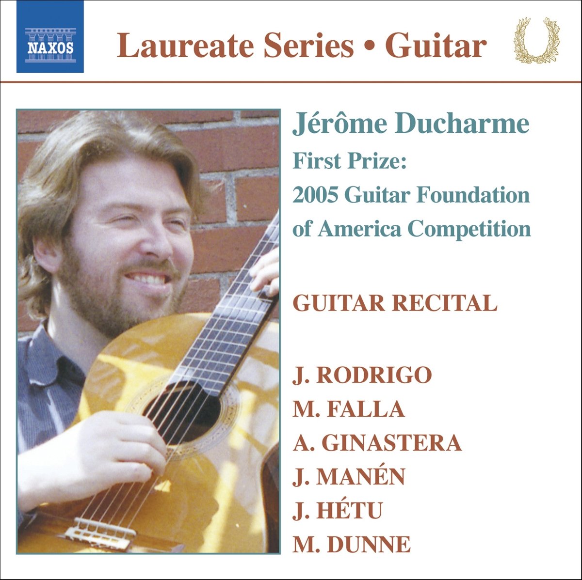 Jerome Ducharme  Guitar Recital [CD] NAXOS 8570189 FREE P&P