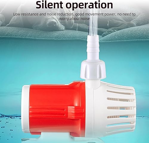 Miniatura 9 de Bomba de agua para acuario de 24 V CC 25 W, bomba de retorno ultra silenciosa, bomba sumergible, bomba de agua hidropónica solar sin escobillas para