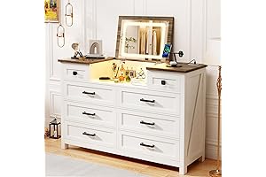 Compact Dresser Plus Mirror: An Exemplary Organizer with Enhanced functionality