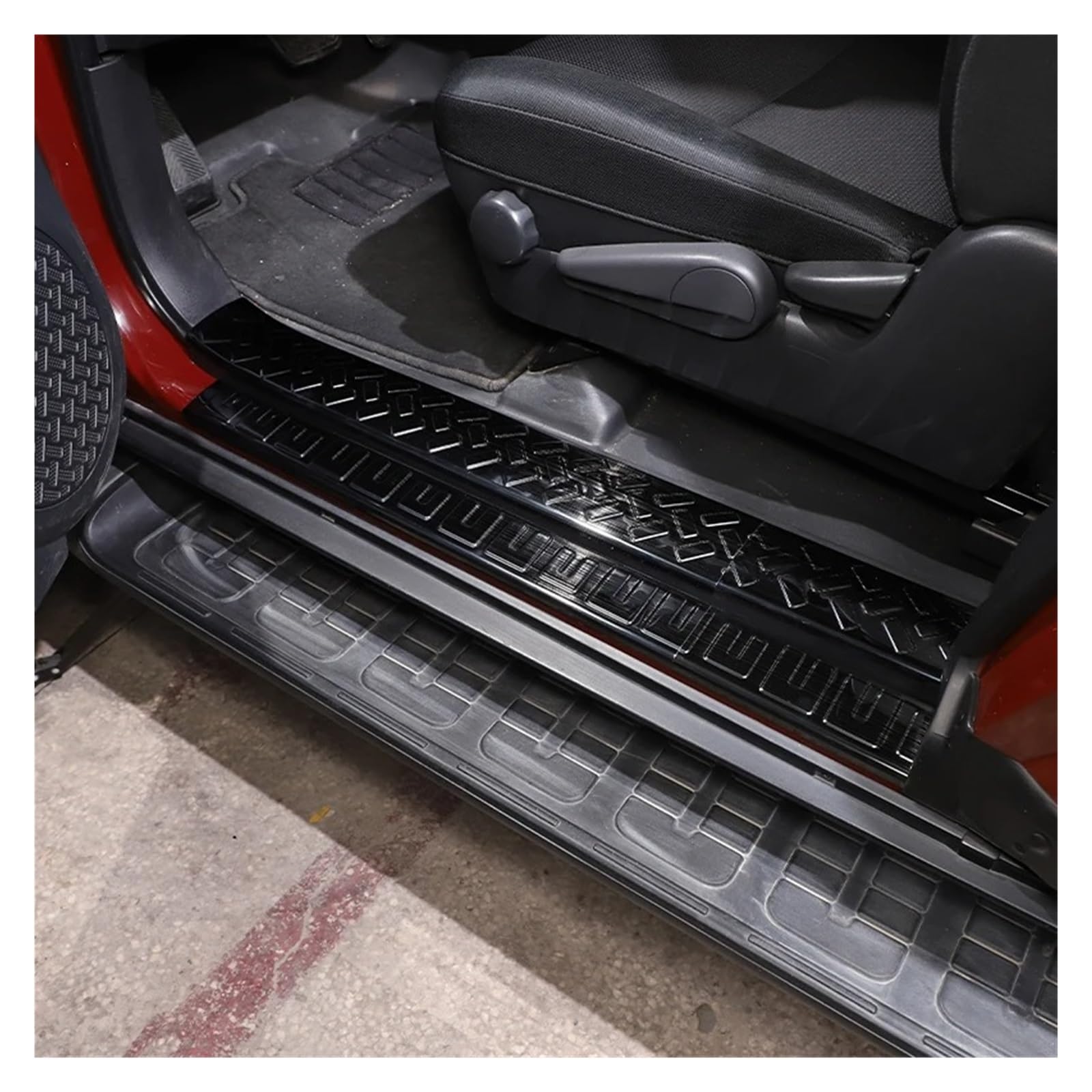 CHEAYAR Car Door Sill Guard Fit For Toyot@ Tundra 2022-2023