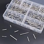 Hilitchi 285-Piece Stainless Steel Phillips Flat Head Self Tapping Screw Assortment Kit (Flat Head)
