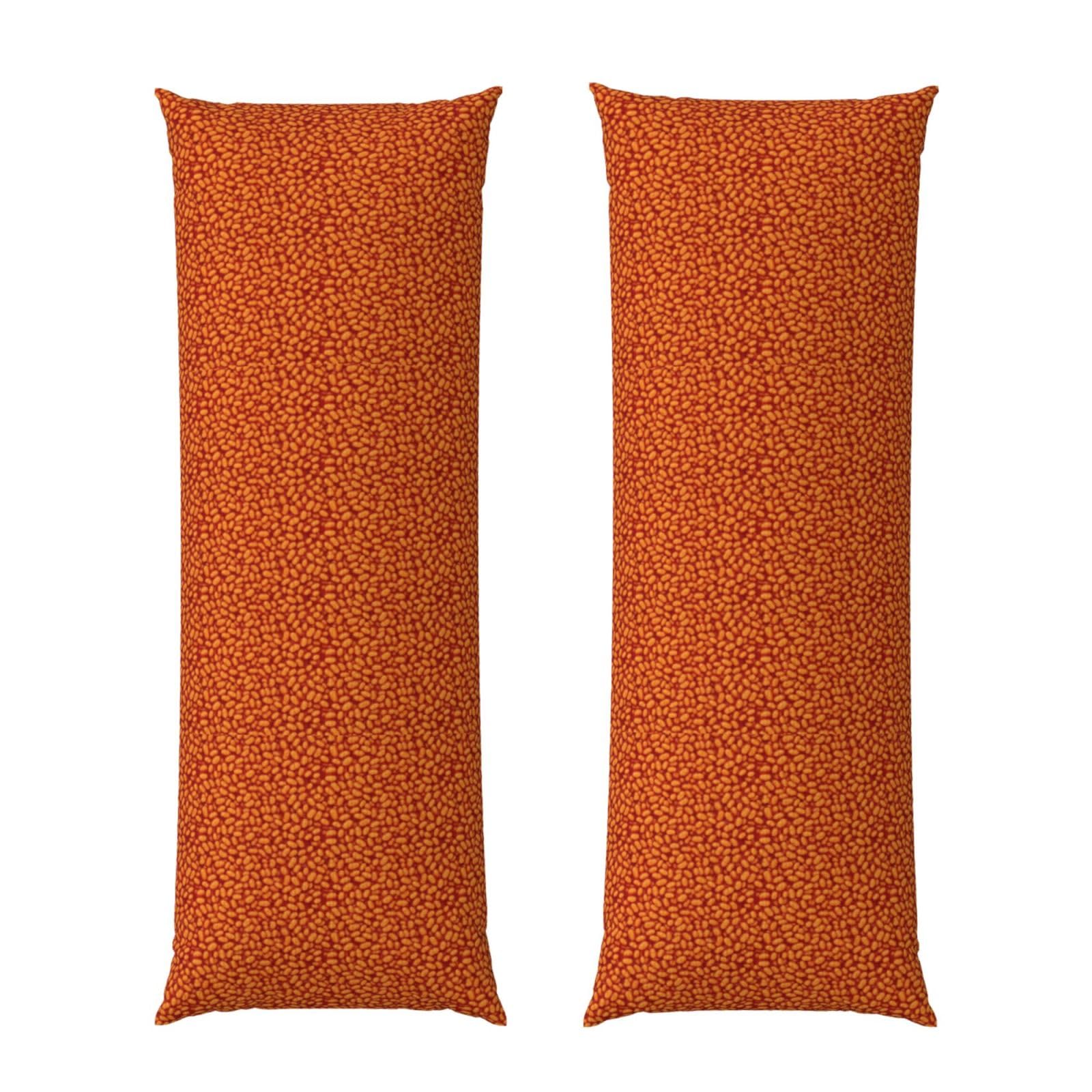 Long Pillowcase 20x60 Inch, Baked Beans, Ultra Soft Body Pillow Cover with Hidden Zipper, Wrinkle Resistant Fabric for Bed Couch Home Decoration