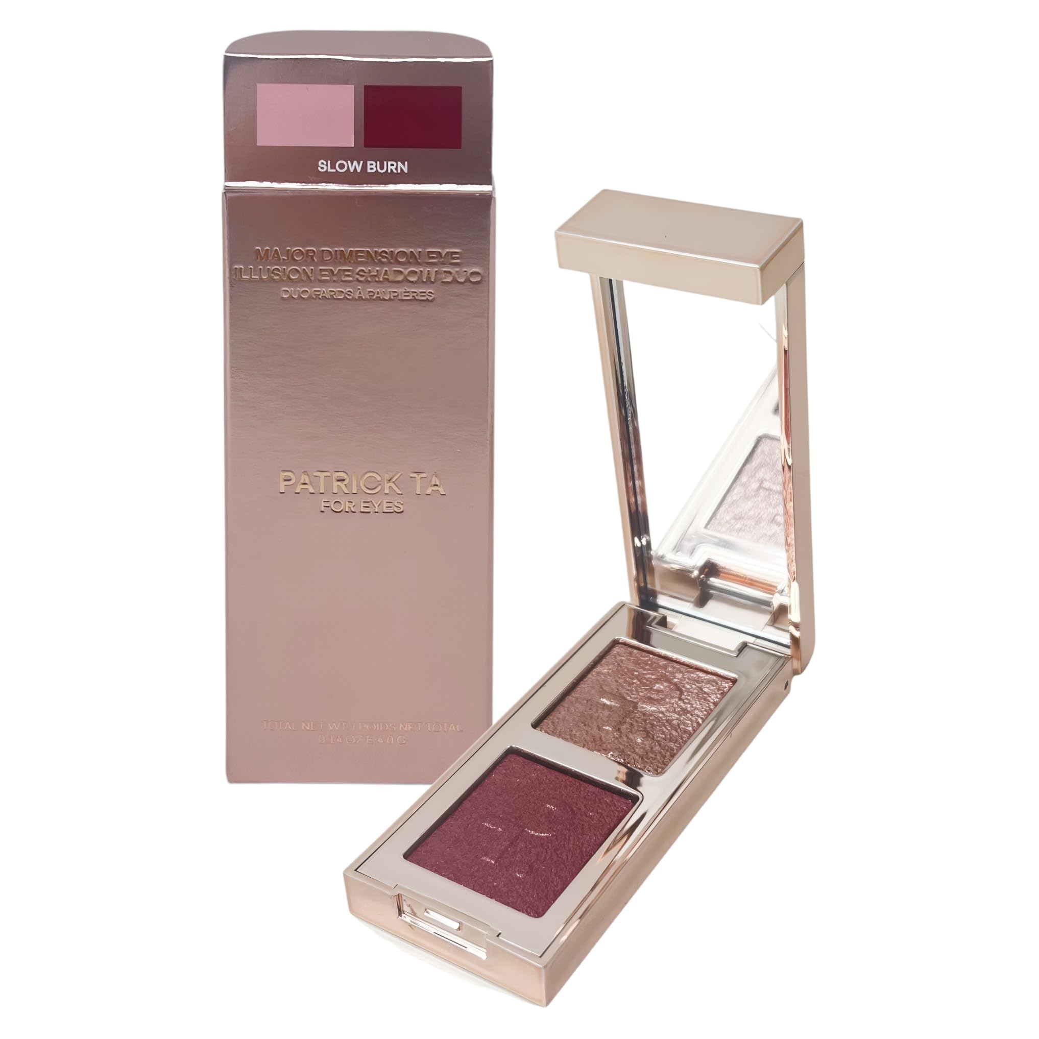 新色 Patrick Ta Slow Burn アイシャドウ Amazon.com : PATRICK TA Major Dimension Eye Illusion Eyeshadow Duo