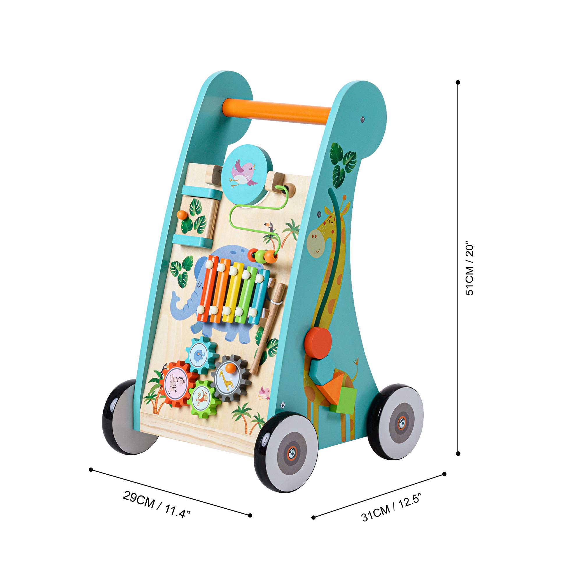 Caballete Infantil 3 En 1 Teamson – Pizarra Magnética Con Rollo De Papel, Altura Regulable De 110 A 130 Cm, Ideal Para Niños De 3 Años En Adelante