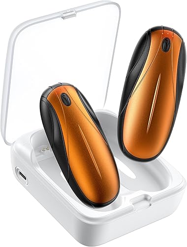 Miniatura 8 de Hand Warmers Rechargeable 2Pack,14000mAh Electric Hand Warmers with Charging Case,Quick Charge Portable Heater,Gifts for Negro