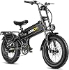 ANIIOKI Electric Bikes, A8 PRO MAX Ebikes for Adults 4852V 60AH, 1400W Peak Power Electric Bicycles, 30MPH Electric Bike for Adults, Fat Tire Electric Bike, Electric Mountain Bike