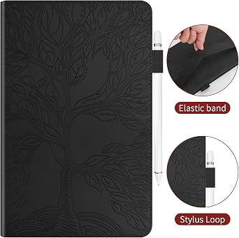 Case for Lenovo Tab M9 9.0 inch (TB-310FU, 2023 Released),Slim Folding case Lightweight PU Leather Cover Flip Stand Shell with Card Holder for Lenovo Tab M9 9 2023 Android Tablet-Black