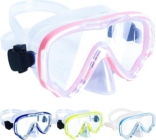 Peicees Gafas de natación con cubierta de nariz para niños, gafas de natación antivaho para jóvenes, máscara de buceo para niños y niñas