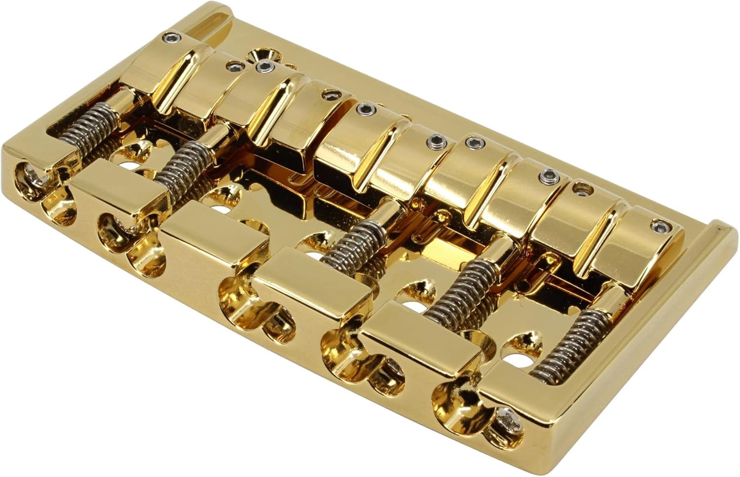 GOTOH 404BO-5 5-String Bass Bridge w/Brass Saddles - Gold