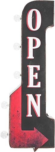 Miniatura 8 de American Art Decor AAD Off The Wall - Rótulos LED para marquesina Antigüedades,Barbería,Alta vida,Espacio de oficina,Rojo,