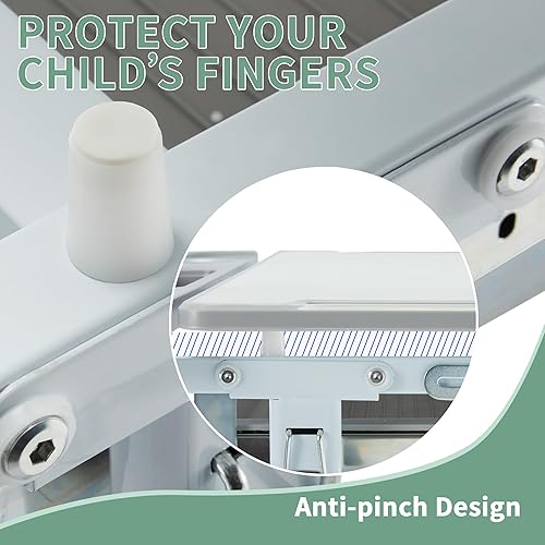 Miniatura 6 de Diroan Juego de escritorio funcional y silla para niños, escritorio de estudio escolar para niños con altura ajustable con escritorio inclinable,