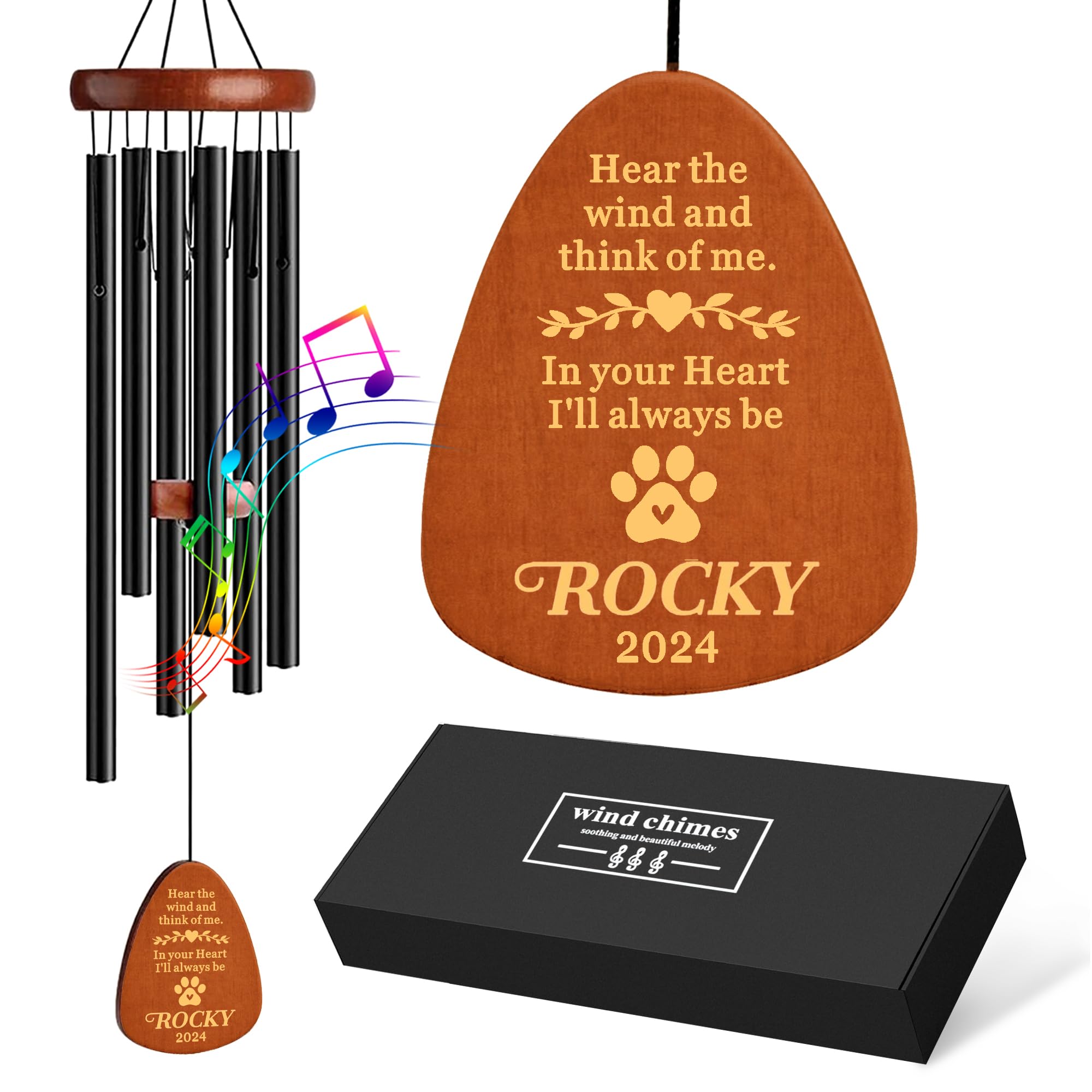 EDSG Personalized Pet Wind Chimes