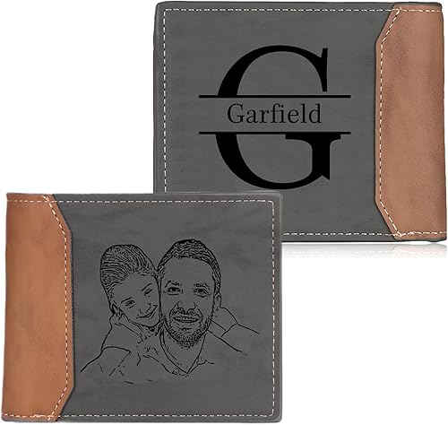 Leather Wallet with Photo Insert
