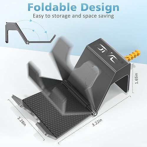 Miniatura 2 de OIVO Soporte de pared para controlador de PS3PS4PS5Xbox 360Xbox OneSXEliteSeries SSeries X, controlador Pro, soporte de pared ajustable mejorado