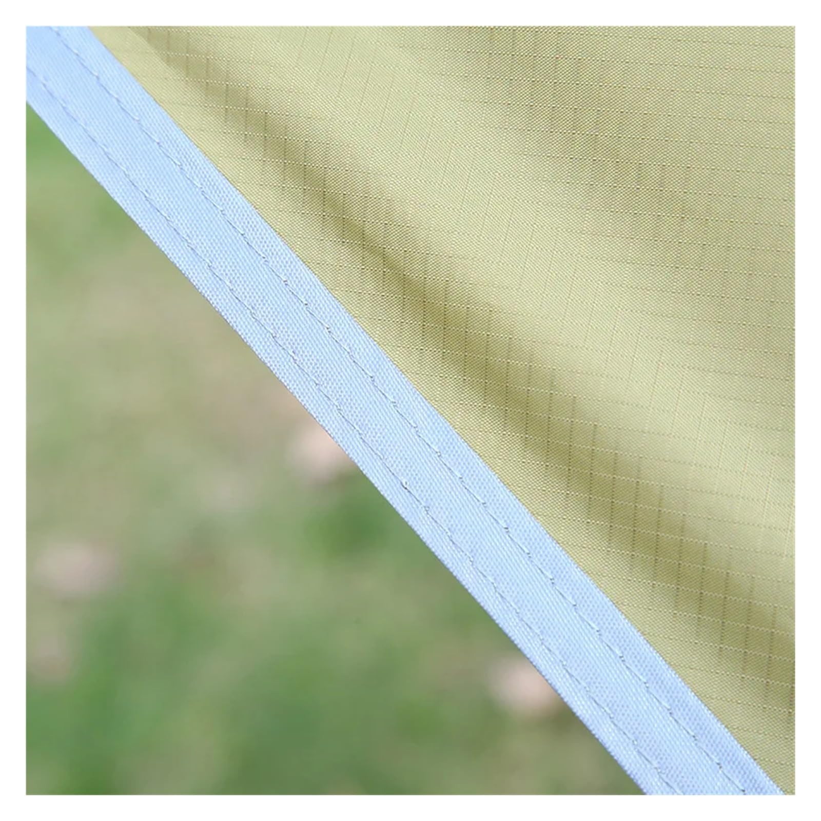 Bâche imperméable - Hamac - Auvent de pluie - Revêtement argenté 210T - Pour camping, jardin, plage - Abri solaire (orange losange)