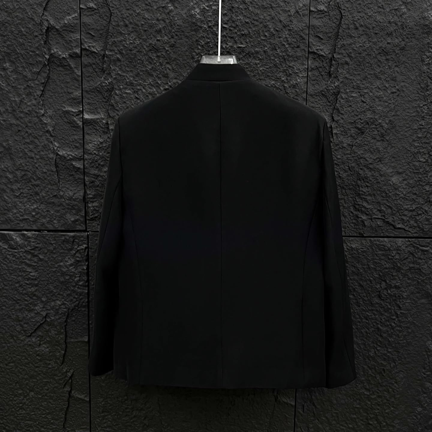 Mens Suit Jacket Slim Fit Blazer for Men Chinese Style Pearl Loose Casual Commuting Long Sleeves Coats