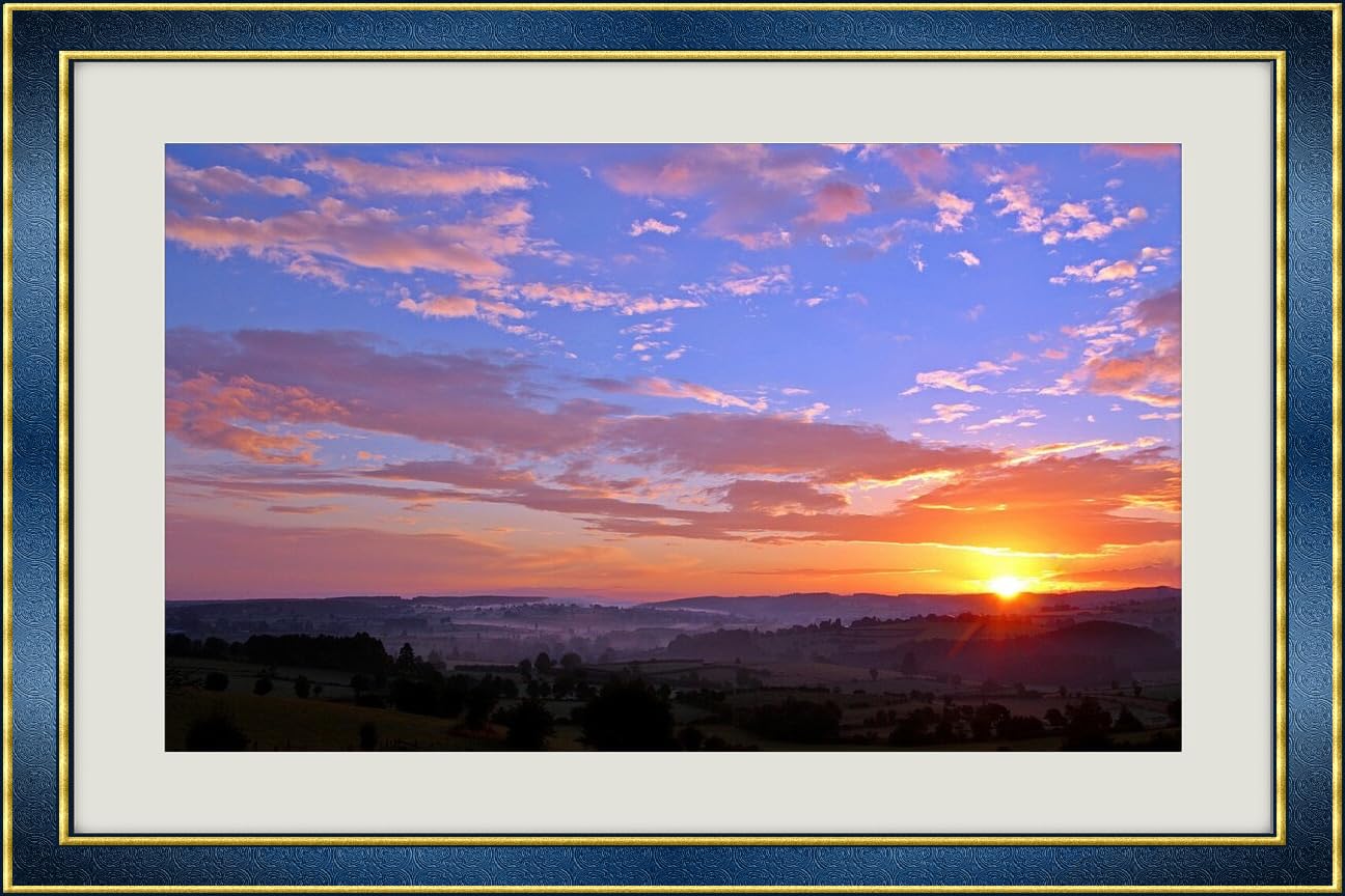 JVERF - JZZH35742 Sunrise Sun Dawn Morning Sky| Self-Adhesive