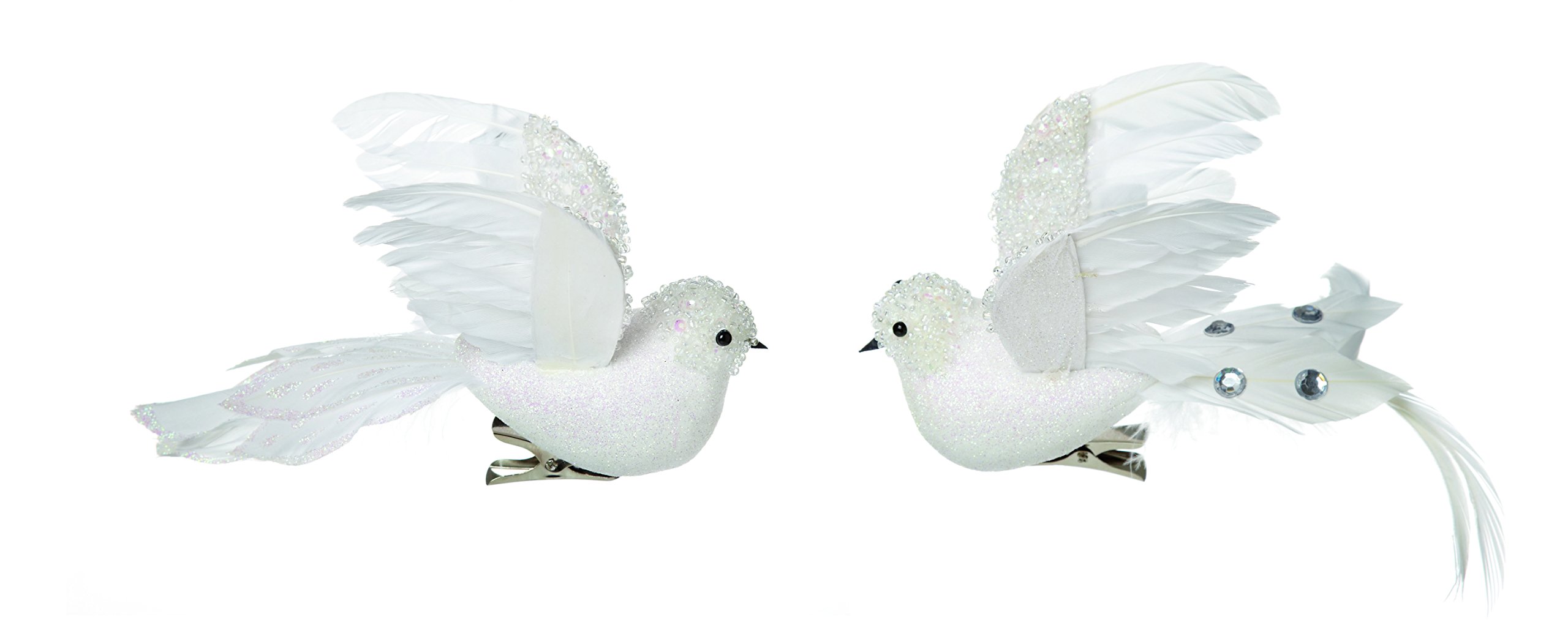 Oiseaux volants de 15 cm Toyland pour vos suspensions et décorations d'arbres de Noël