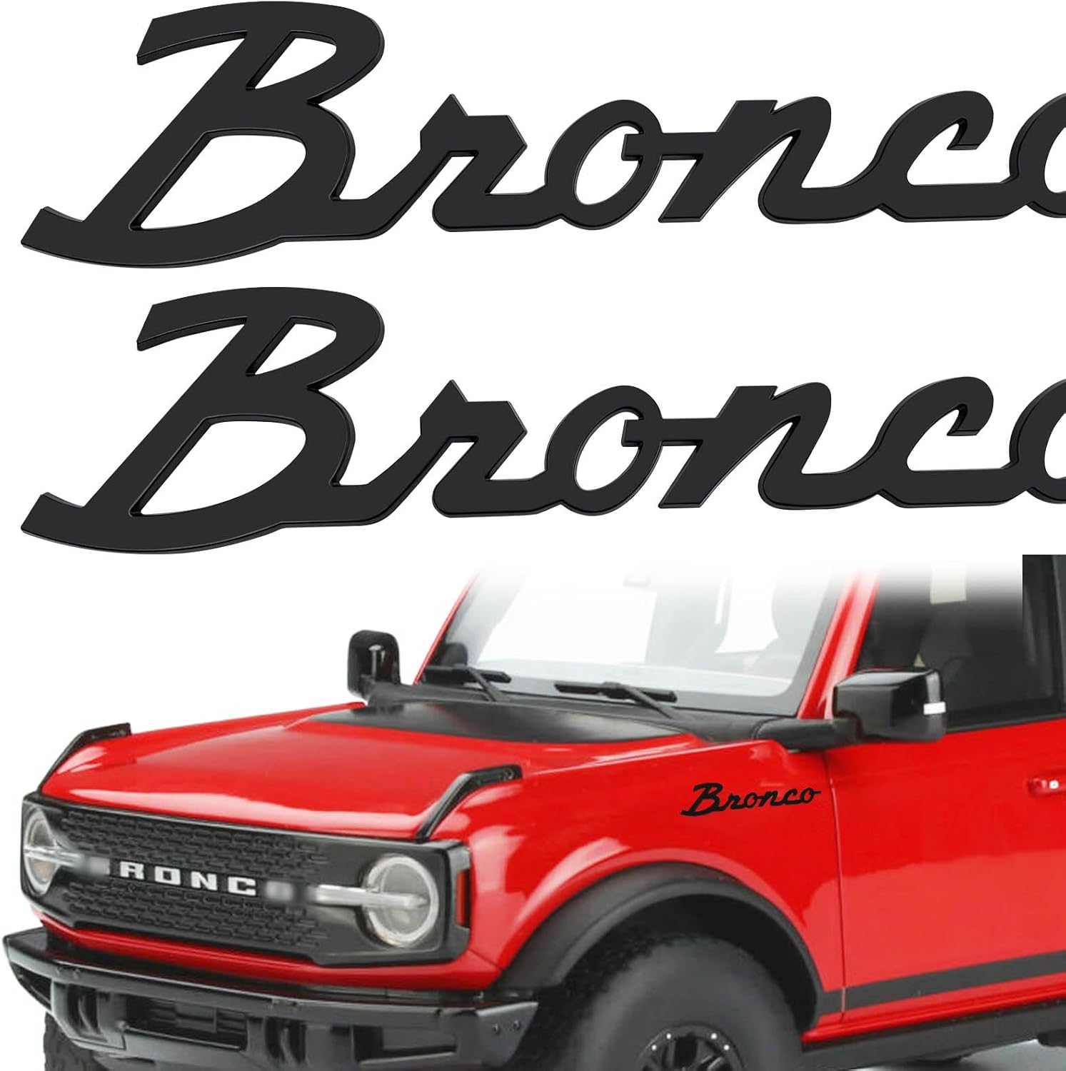 Tailgate Insert Letters Compatible with Bronco 2021 2022