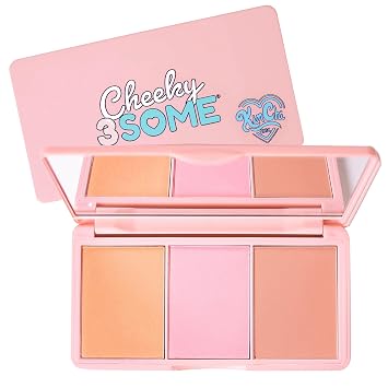 KimChiChic Beauty Cheeky 3Some Blush Palette Trio, Compact Makeup Palette