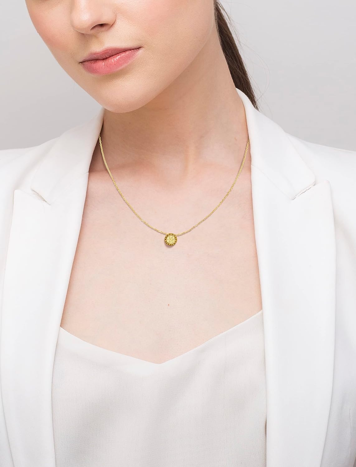 Tommy Hilfiger Women's Jewelry 2780569 Gold Plated With Crystal Pendant Necklace, Color: Yellow Gold - Image 2