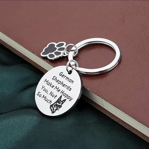 Miniatura 5 de PLITI Llavero de pastor alemán, regalo para amantes del pastor alemán, pastor alemán, regalo para mamá