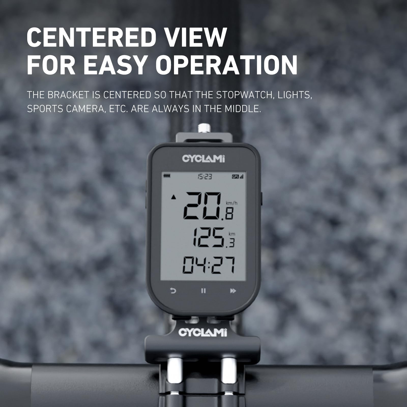 Fahrradcomputer Halterung XOSS G/G+, iGPSPORT GPS Multifunktionale Lenkerverlängerung Frontmontage-Kamerahalterung (S16)