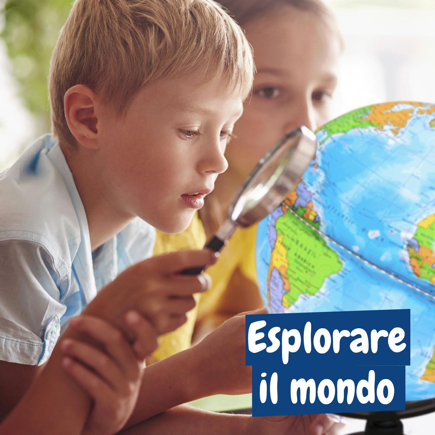 Science4You Mappamondo Luminoso per Bambini +8 Anni - Mappamondo e Atlante Geografico per Bambini - Scienza, Giochi Geografia con Quiz, Giochi Educativi per Ragazzo & Ragazza 7 8 9 10 Anni