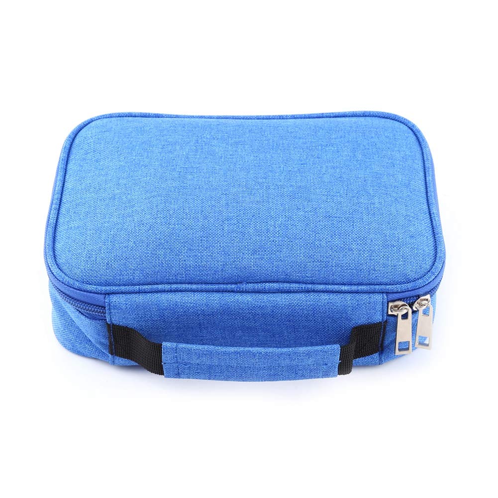 Ejoyous 72 Slot Portapenne Portamatite, Pieghevole Multistrato Borsa Portapenne con Cerniera di Grande Capacità Organizer per Penne con Cerniera per Artisti Studenti Ufficio Arte