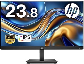 【整備済み品】 HP エイチピー ProDisplay 23.8インチワイドIPS モニター P244/フルHD（1920x1080）/HDMI、VGA、DisplayPort/VESA規格/スリムベゼル/フリッカーフリー/ブルーライト/Switch·PS対応(整備済み品)