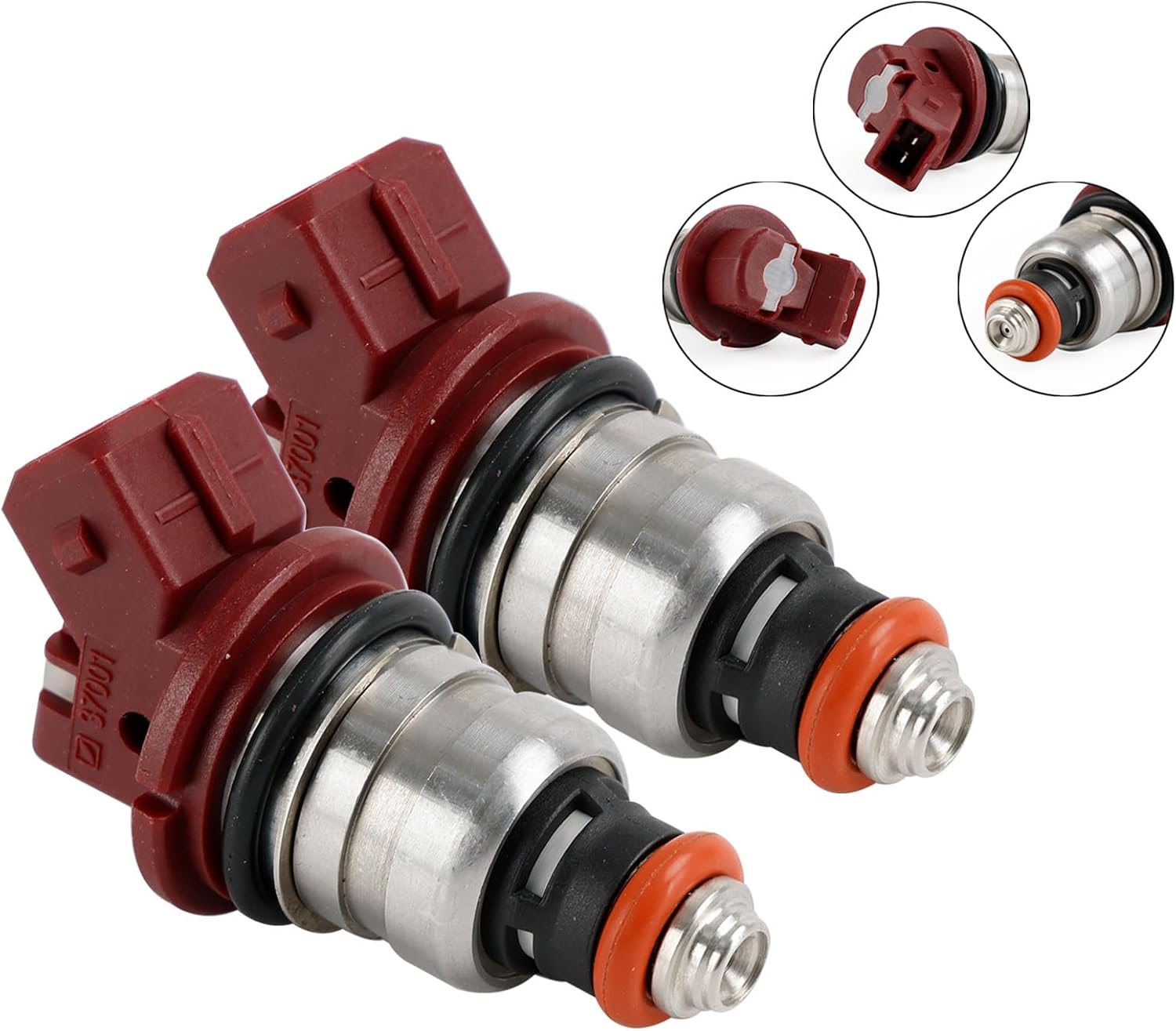 Areyourshop 2Pcs Fuel Injectors 275500460 for Seadoo GTX/RX/LRV/XP/3D 2000-2007