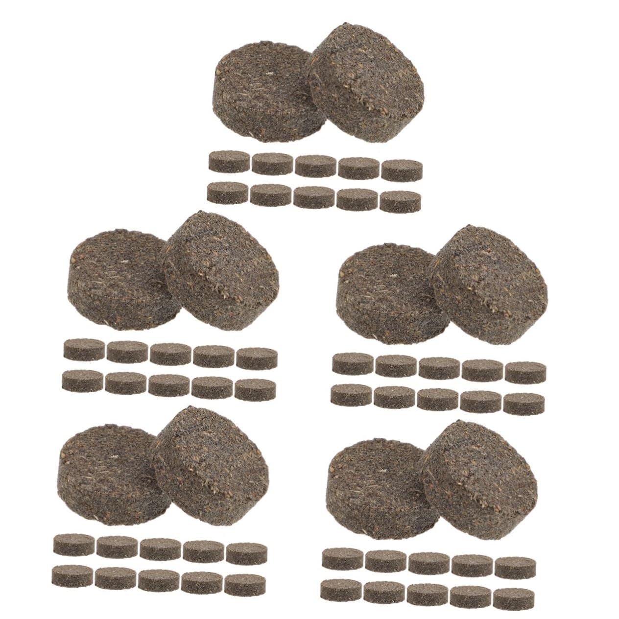 POPETPOP 5sets Camping Firewood Blocks Fast Ignition Starter Logs Outdoor Camping Firelighters Natural Wood Firelighters 20pcs*5