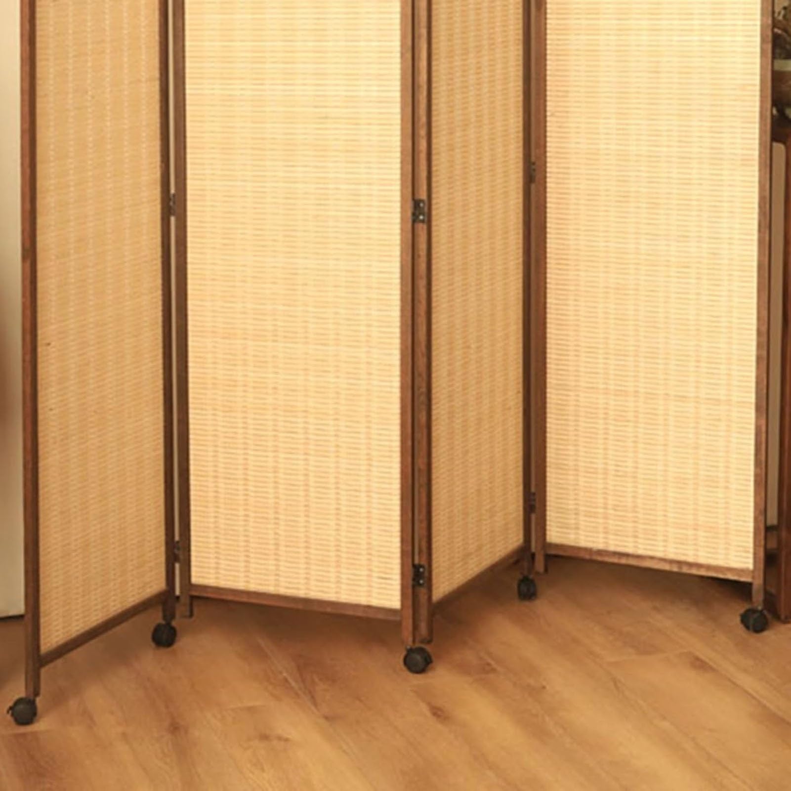 Écran De Séparation De Pièce À 3/4/5 Panneaux, Cloison Murale D'intimité en Bois sur Pied, Adapté À La Ferme/Restaurant/Salon De Thé, Hauteur 150 Cm (Size : W40xH150/4panels)