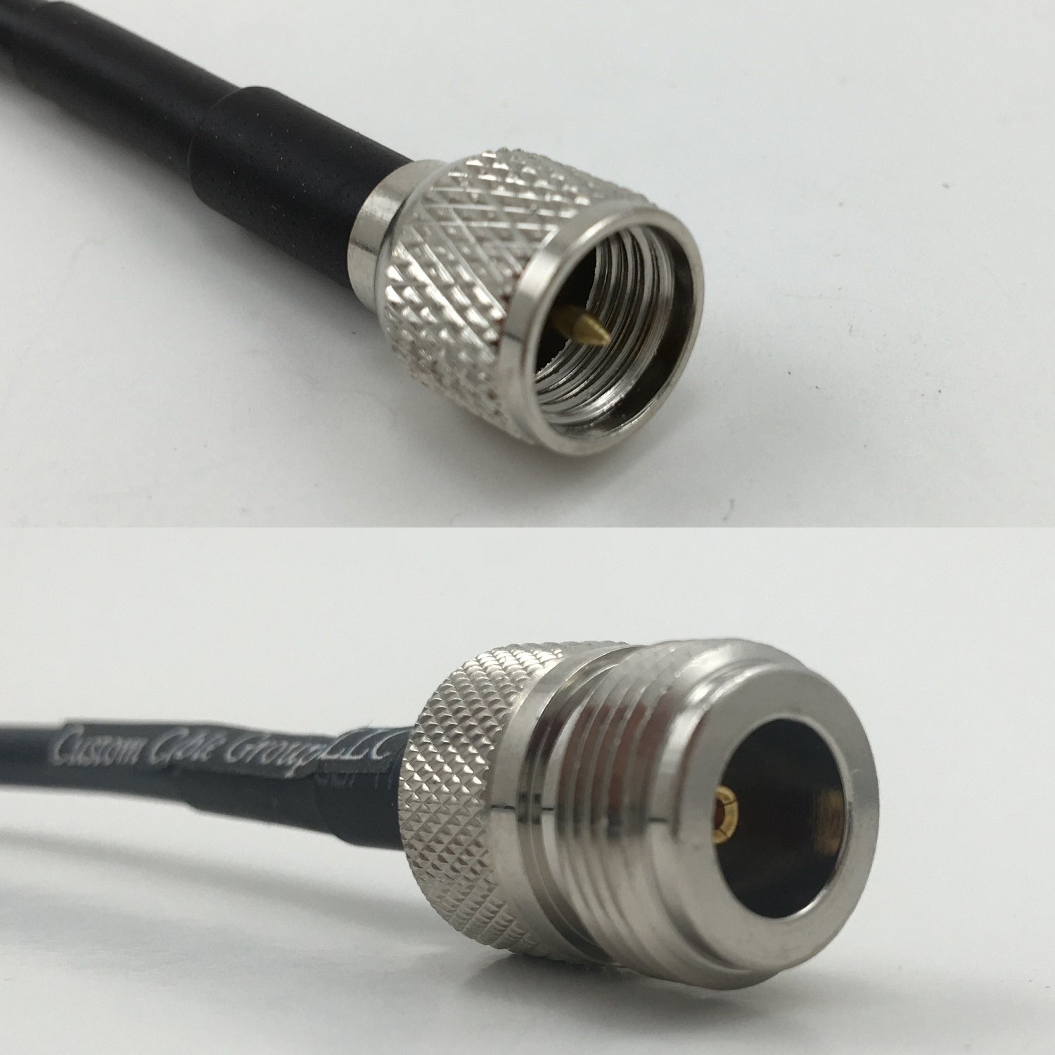 1 Foot RG142 Mini UHF Male to N Female Pigtail Jumper RF coaxial Cable 50ohm Quick USA Shipping
