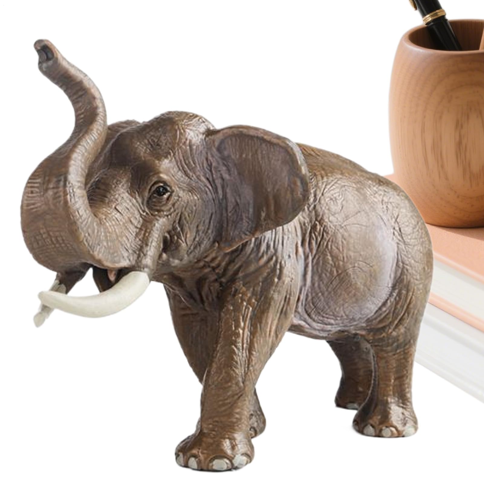 Pachyderme d'Asie en figurine durable pour remplacer la décoration fragile du salon
