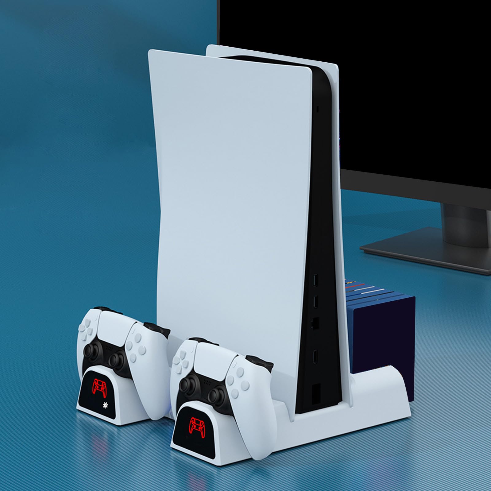 P5 Digital Eidition/Optical Drive Version Console Portatile Base di Ricarica Multifunzione Base di Raffreddamento Verticale Base di Ricarica