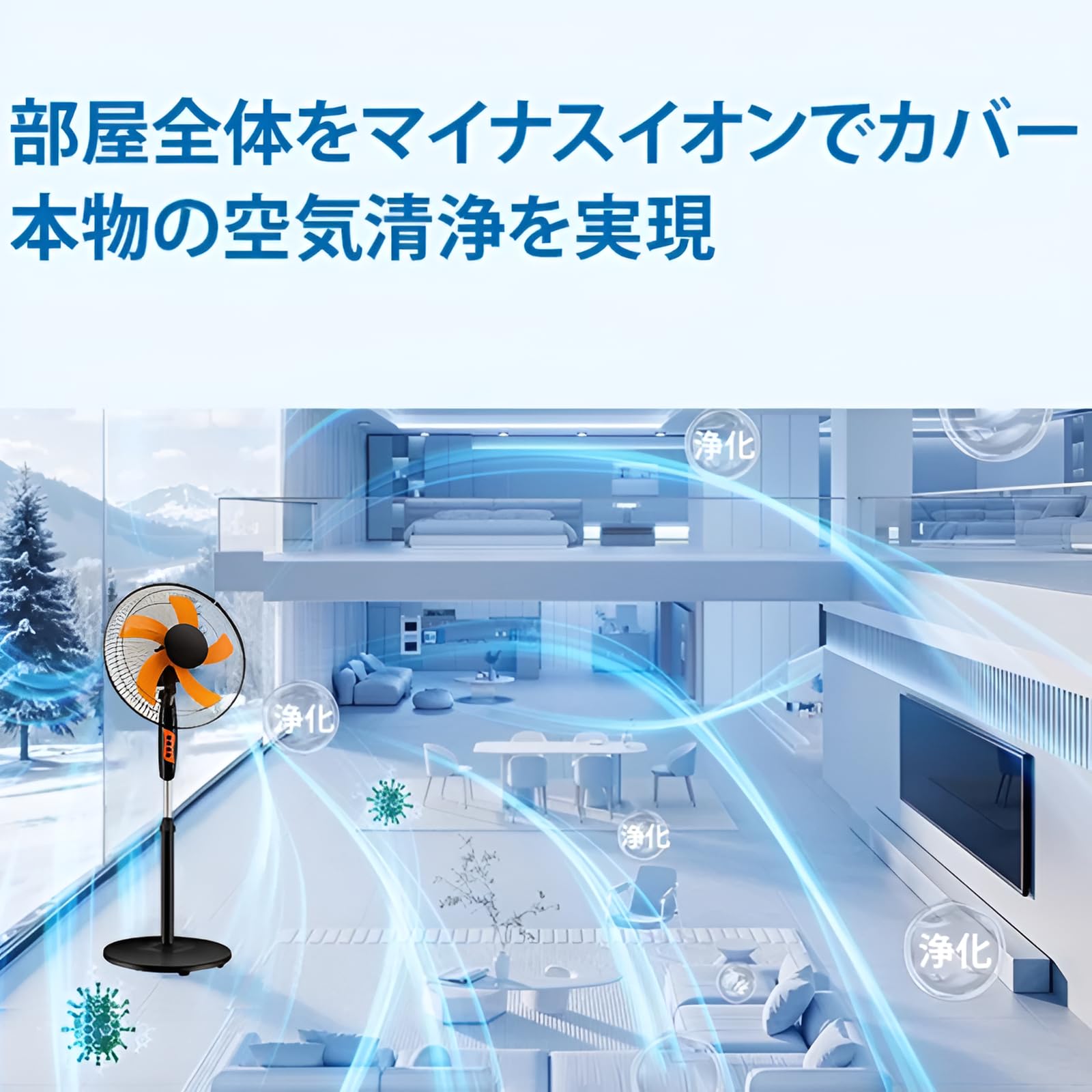 Amazon | [Arklove]据え置き扇風機 業務用扇風機 工場扇 5枚羽根 【16 