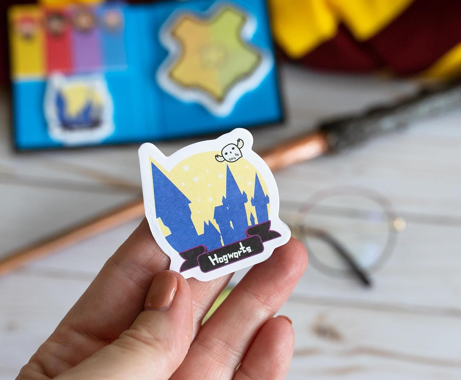 Harry Potter Chibi Characters Sticky Note and Sticky Tab Box Set | Work Memo Notepad Stationery Paper, Home School Supplies for College Business | Wizarding World Gifts and Collectibles - Image 5