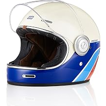 ORIGINE Full Face Integral Motorcycle Helmet Vintage Retro Style Fibreglass Crash Helmet ECE