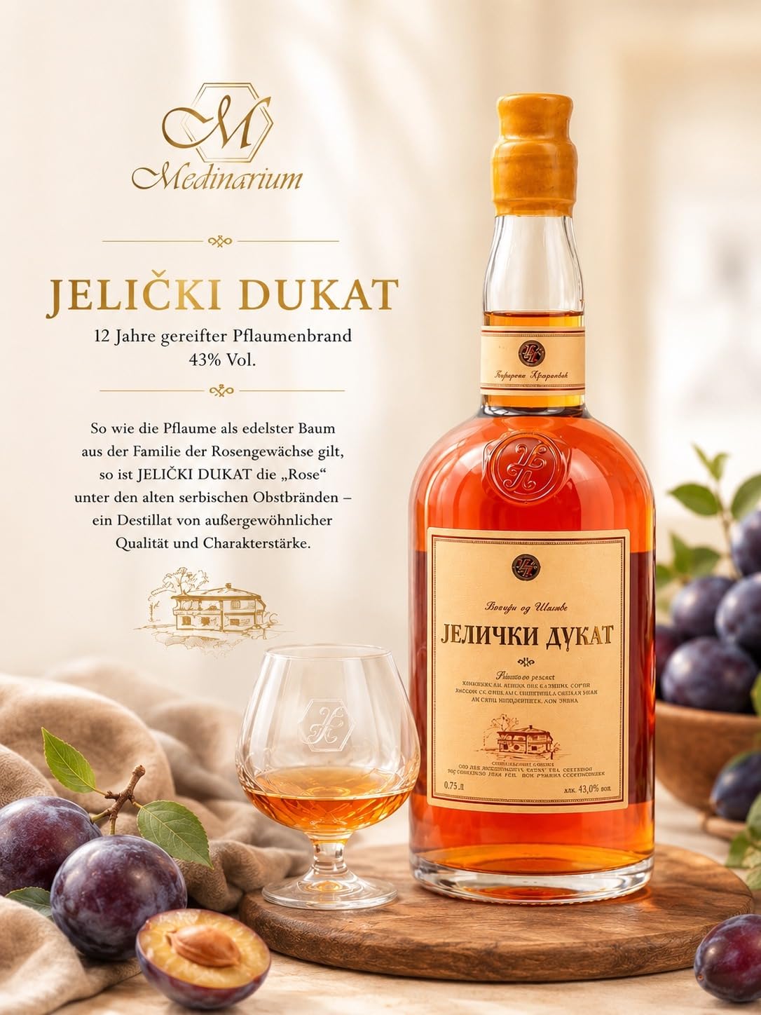 Slivovitz Jelički Dukat 0.7l
