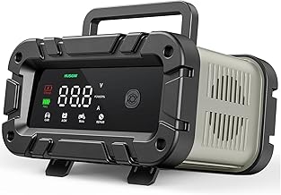 Battery Charger, Fully Automatic Intelligent Car Battery Charger, LCD Display is Used in Car Battery Charger, Motorcycle, etc (6A)