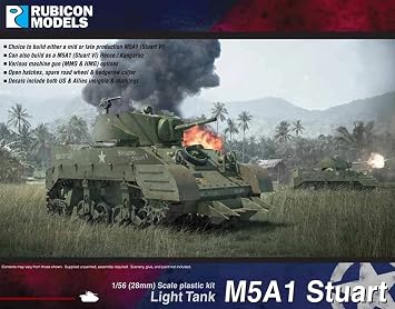 Rubicon Models 280023 M5A1 Stuart 156 Plastic Model Kit