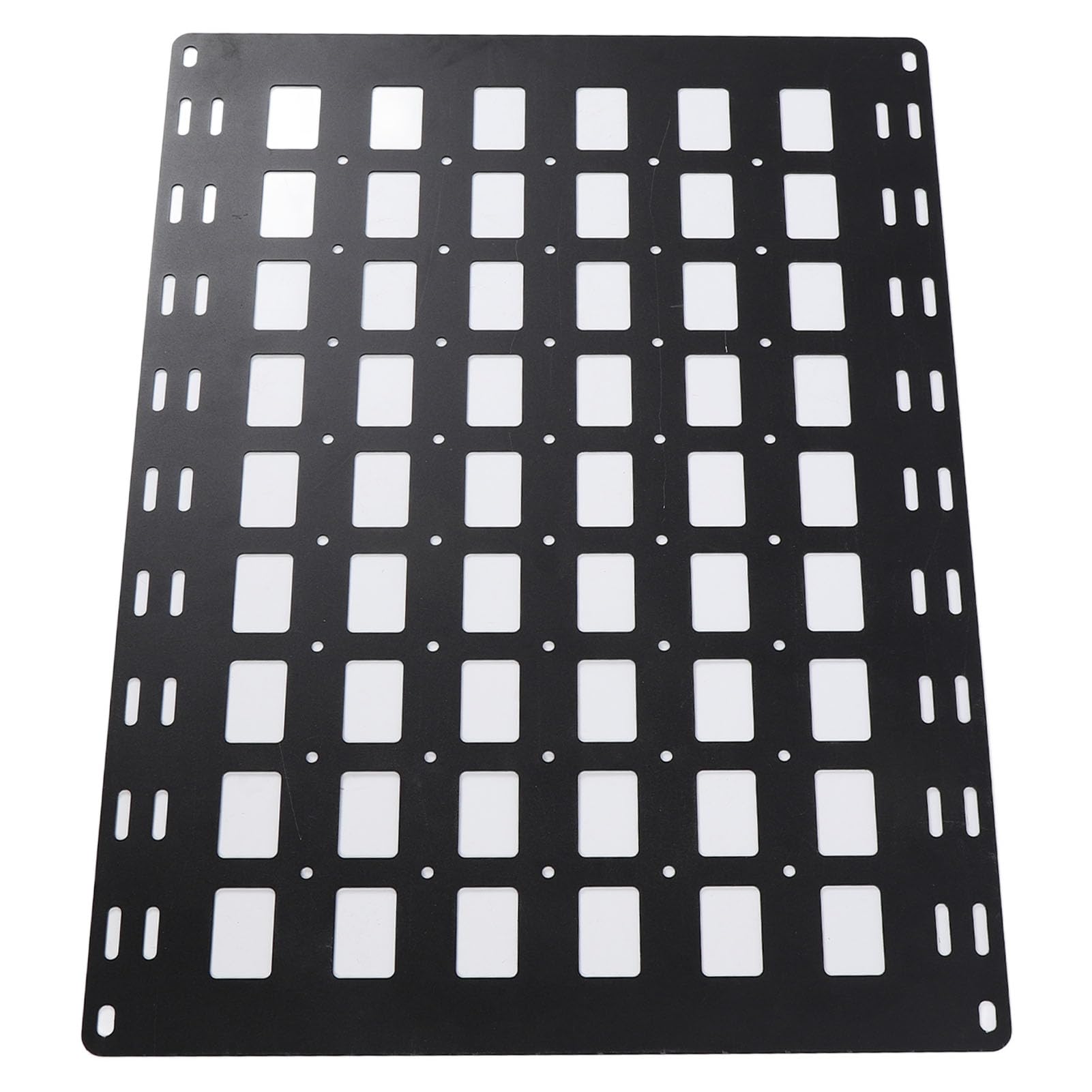 KIMISS Pannello Portaoggetti per Pianale di Camion - Pannello Molle in Lega di Alluminio 800x600 Mm con Montaggio Versatile per Utensili e Accessori