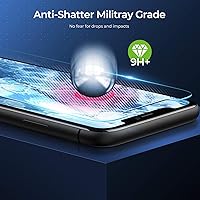 Vista 6 de ORIbox Funda compatible con iPhone 11, resistente a prueba de golpes, anticaídas, protector de pantalla de vidrio para iPhone 11, XR (6.1 pulgadas)