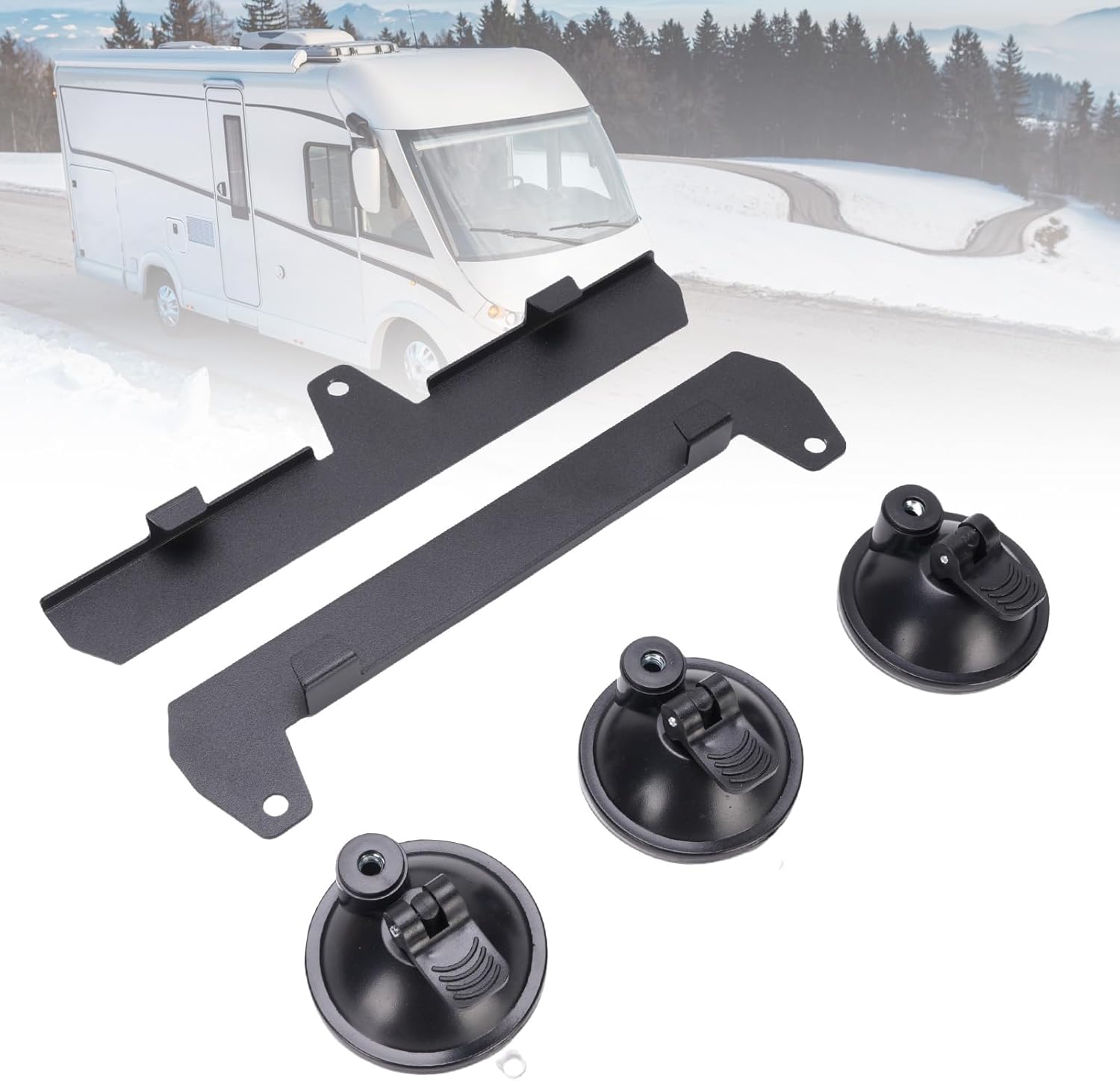 Sunroof Suction Cup Mount Metal Car Suction Cup Satellite Mount for Rear Windscreen Front Windscreen