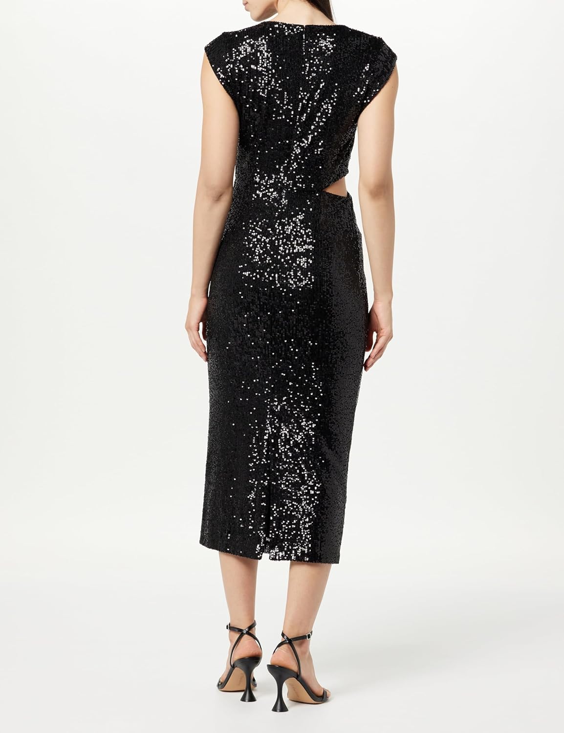 The Drop Womens Padma Cutout Sequin Midi Dress - Image 2