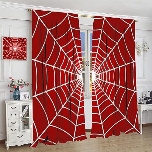 Miniatura 10 de Super City Hero - Cortinas de ventana para niños, edificios de horizonte urbano, paisaje urbano, bolsillo para barra, tratamiento de ventana para