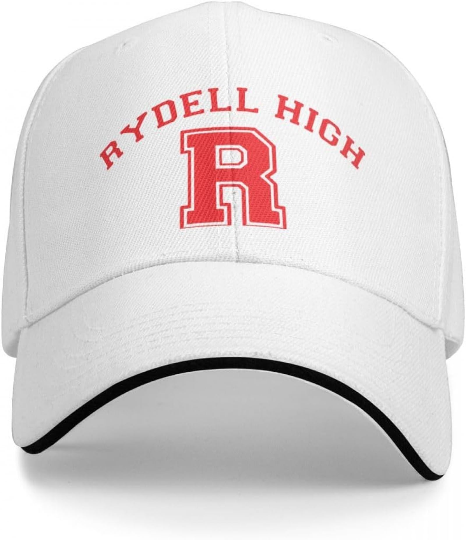 Caphatmc Unisex Multicoloured Baseball Cap Hip Hop Sun Hat Grease Rydell High School Cap Baseball Cap In Warm Winter Fur Hat Winter Hat For Women Men's Birthday Gift